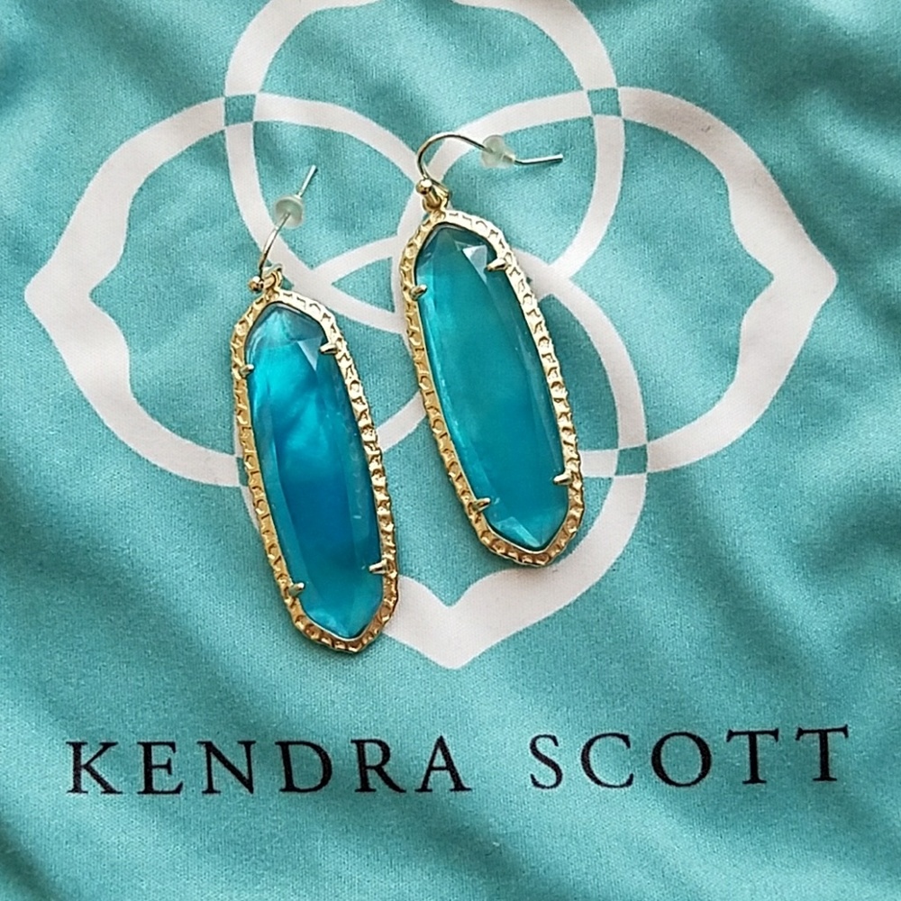Kendra Scott London blue Lauren earrings